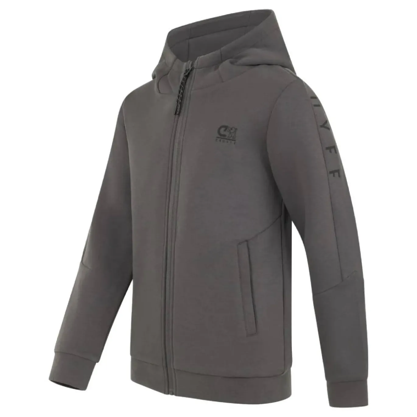 Cruyff Ignite Tape Vest Kids Donkergrijs