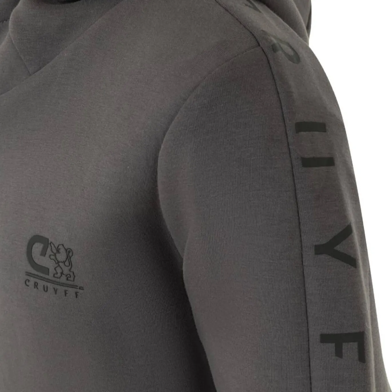 Cruyff Ignite Tape Vest Kids Donkergrijs