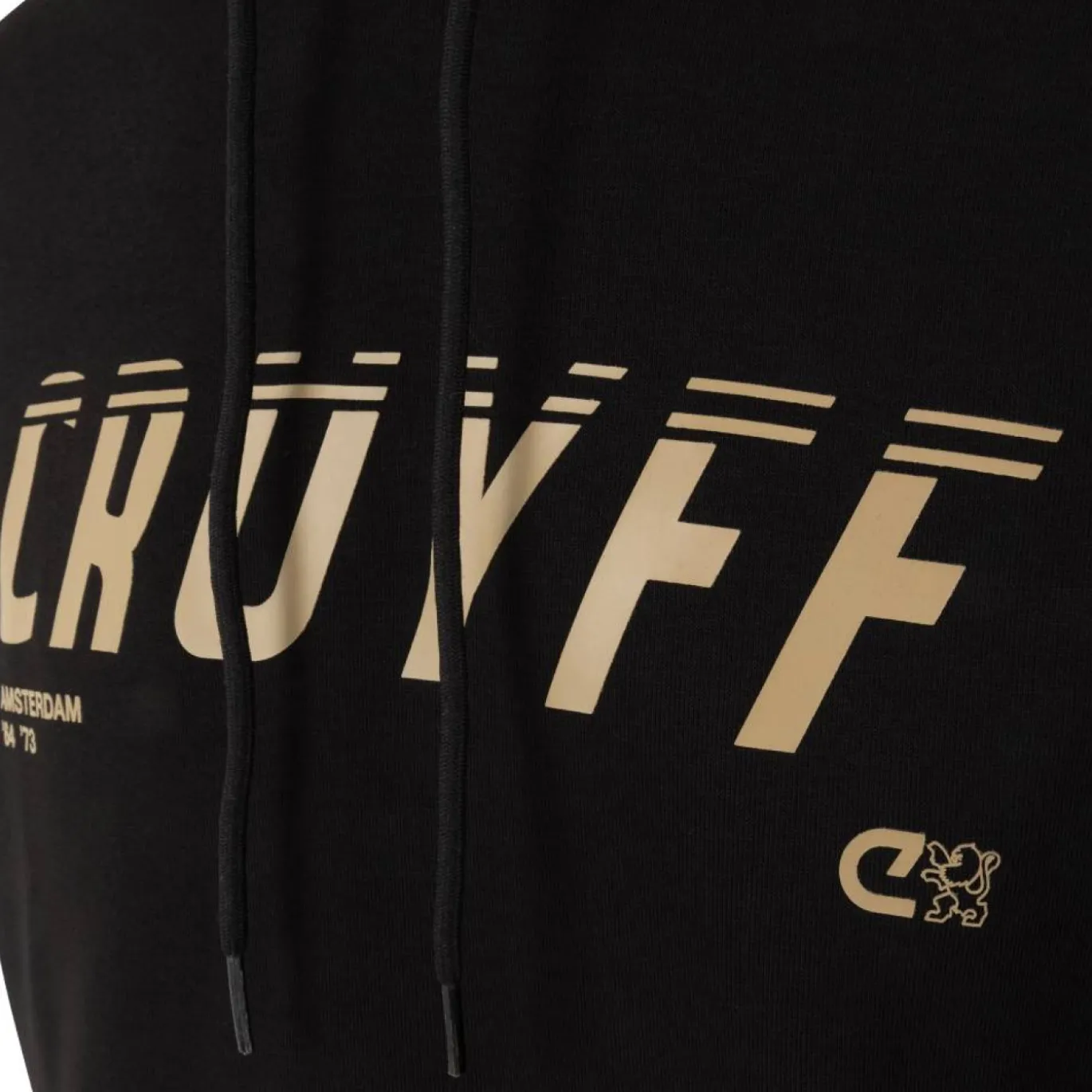 Cruyff League Hoodie Zwart Goud