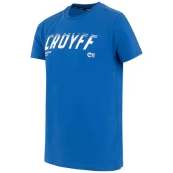 Cruyff League T-Shirt Kids Blauw Wit