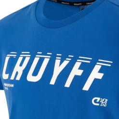 Cruyff League T-Shirt Kids Blauw Wit