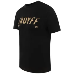 Cruyff League T-Shirt Zwart Goud