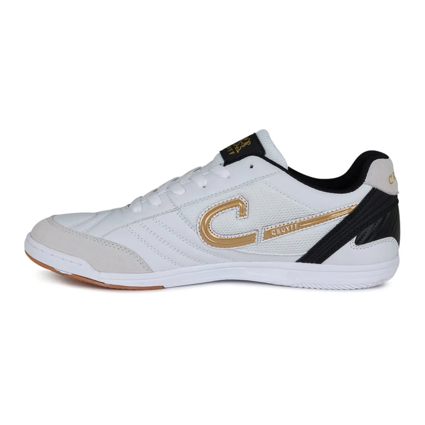 Cruyff Libra Zaalvoetbalschoenen Wit Goud