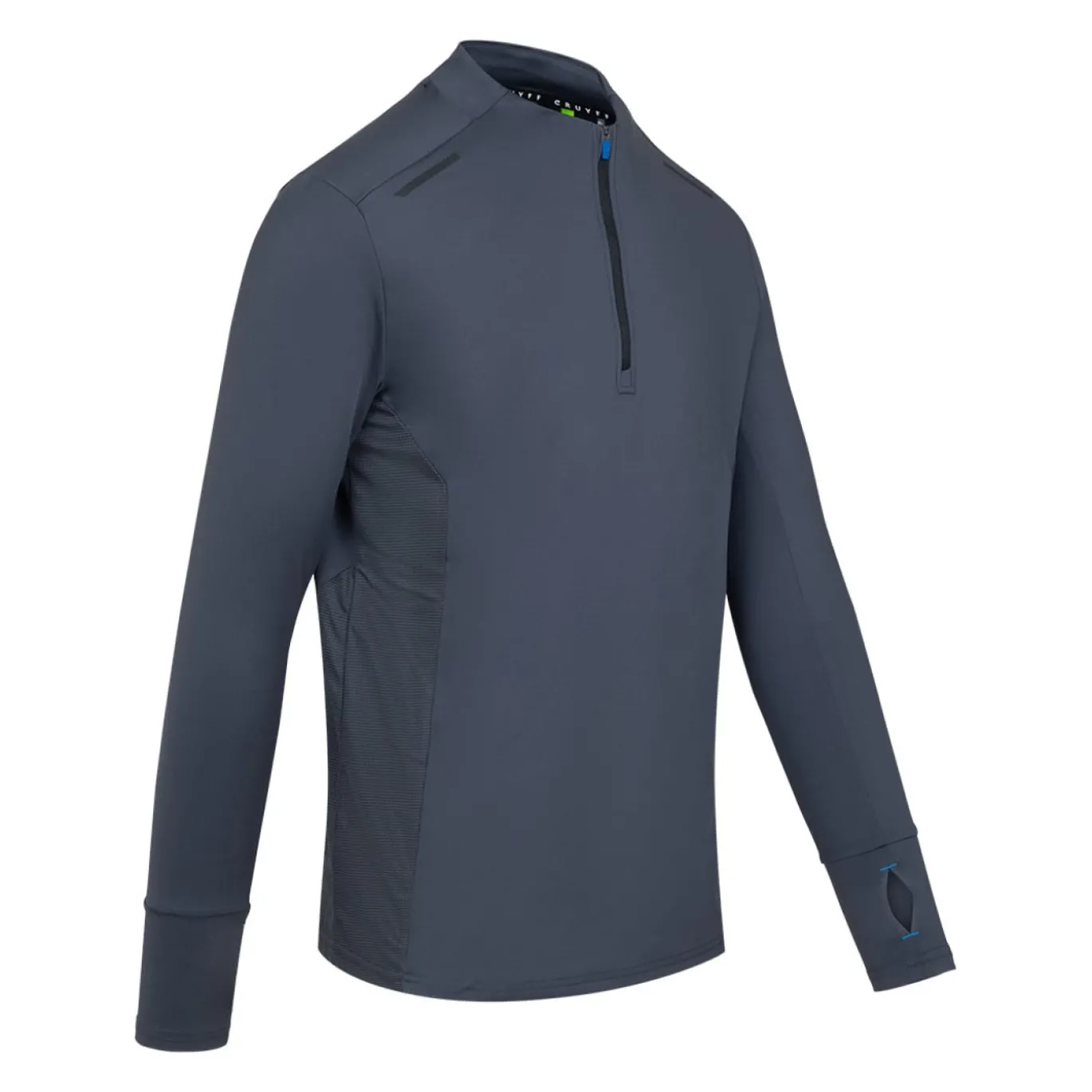 Cruyff Metabolic Trainingstrui 1/4-Zip Donkergrijs