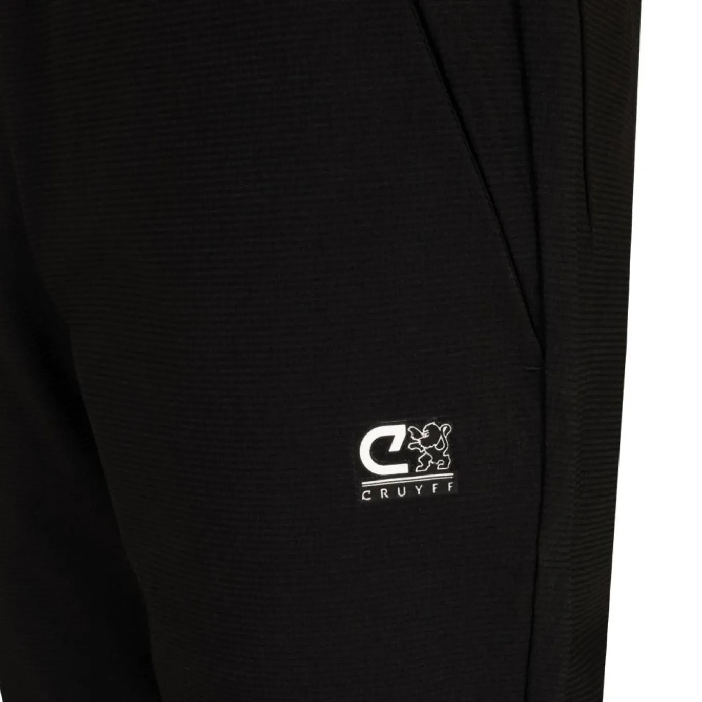 Cruyff Quartz Woven Trainingsbroek Kids Zwart