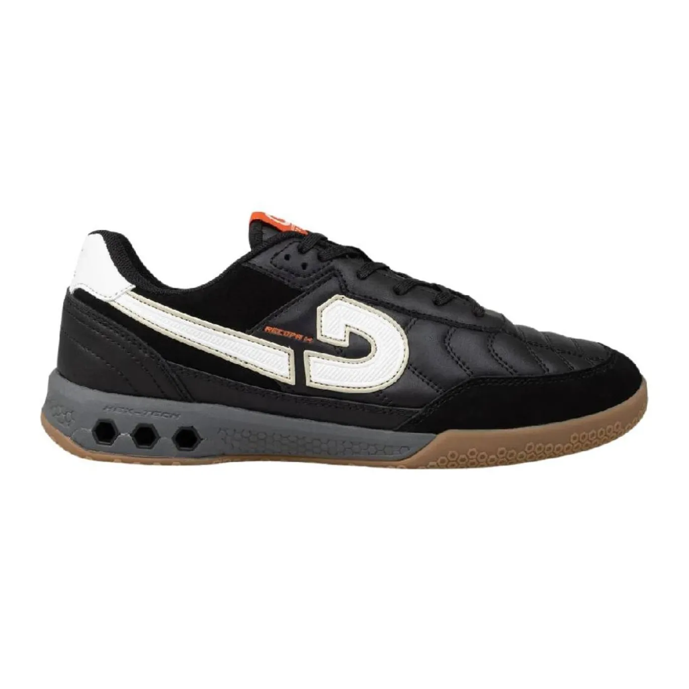 Cruyff Recopa 14 Zaalvoetbalschoenen (IN) Zwart Wit Oranje
