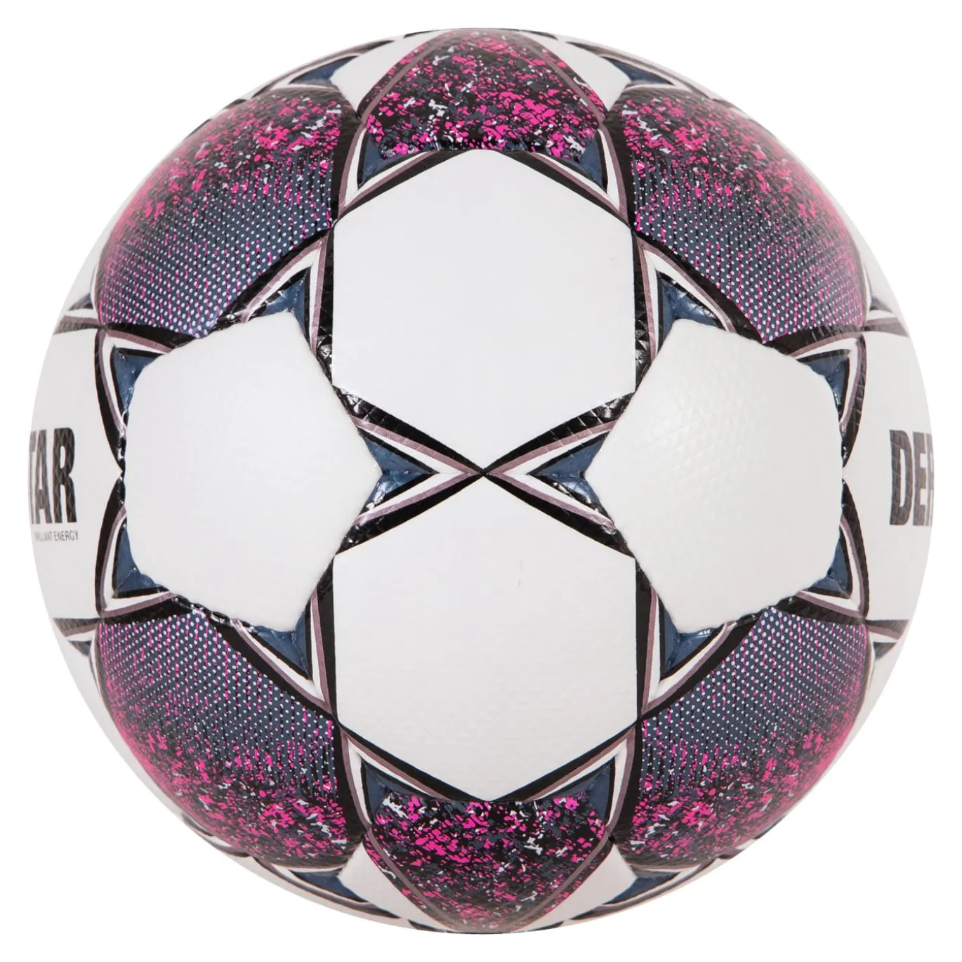 Derbystar Brillant Energy Voetbal Maat 5 Wit Roze Zwart