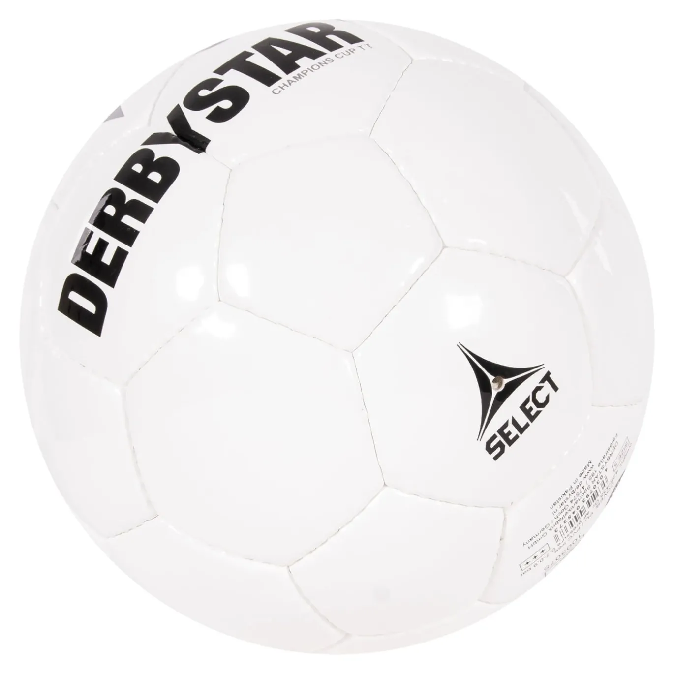 Derbystar Champions Cup II Voetbal Maat 5 Wit Zwart Zilver