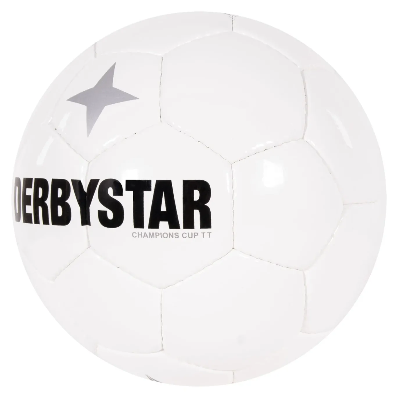 Derbystar Champions Cup II Voetbal Maat 5 Wit Zwart Zilver