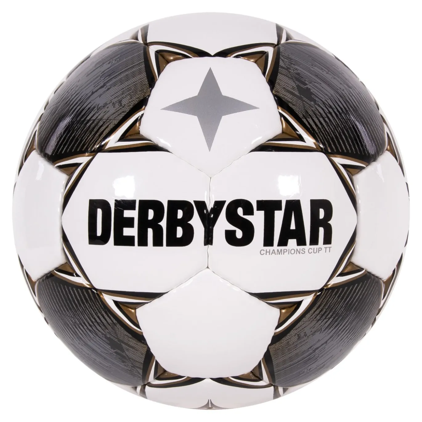 Derbystar Champions Cup II Voetbal Maat 5 Wit Grijs Zwart
