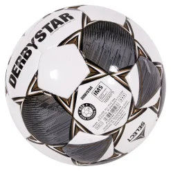 Derbystar Champions Cup II Voetbal Maat 5 Wit Grijs Zwart