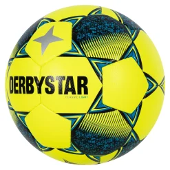 Derbystar Classic Light II Kunstgras Voetbal Maat 5 Geel Blauw Zwart