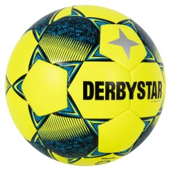 Derbystar Classic Light II Kunstgras Voetbal Maat 5 Geel Blauw Zwart