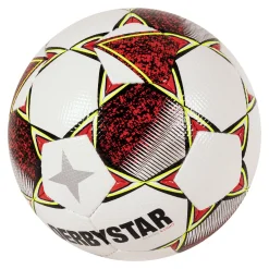 Derbystar Classic S-Light II Voetbal 4 x 3 Vlakken Maat 3 Wit Rood Geel