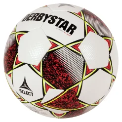 Derbystar Classic S-Light II Voetbal 4 x 3 Vlakken Maat 3 Wit Rood Geel