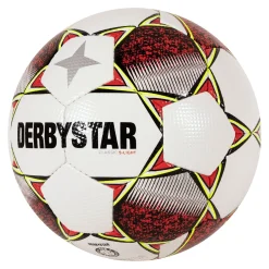 Derbystar Classic S-Light II Voetbal 4 x 3 Vlakken Maat 3 Wit Rood Geel