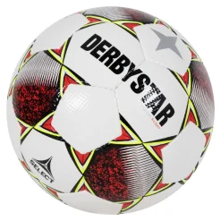 Derbystar Classic S-Light II Voetbal 8 x 1 Vlakken Maat 5 Wit Rood Geel