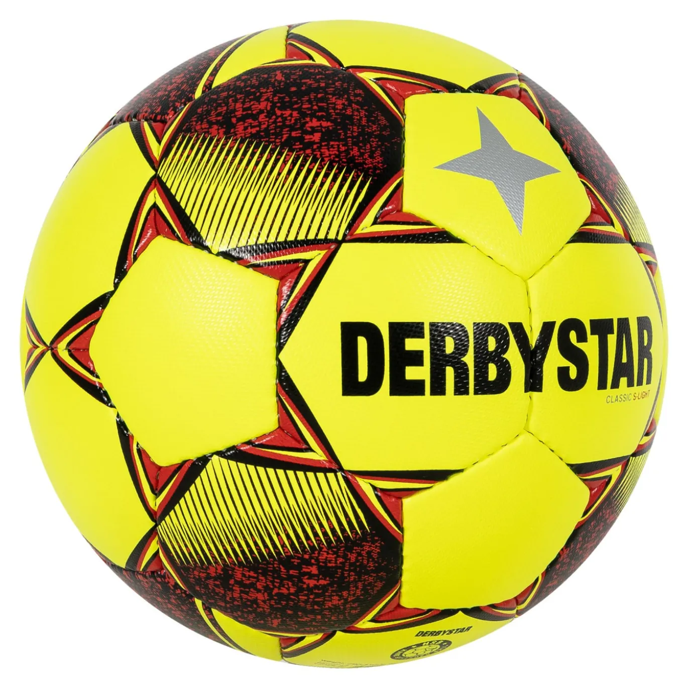 Derbystar Classic Super Light II Kunstgras Voetbal Maat 5 Geel Rood Zwart