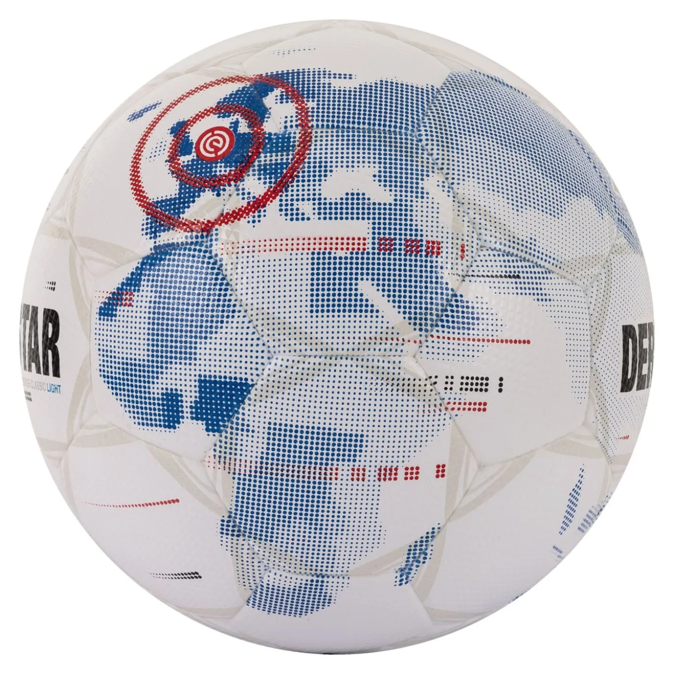 Derbystar Eredivisie Classic Light Voetbal Maat 5 2025-2026 Wit Lichtblauw Zwart