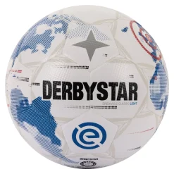 Derbystar Eredivisie Classic Light Voetbal Maat 5 2025-2026 Wit Lichtblauw Zwart