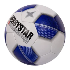 Derbystar Futsal Speed Zaalvoetbal Maat 4 Wit Blauw Zwart