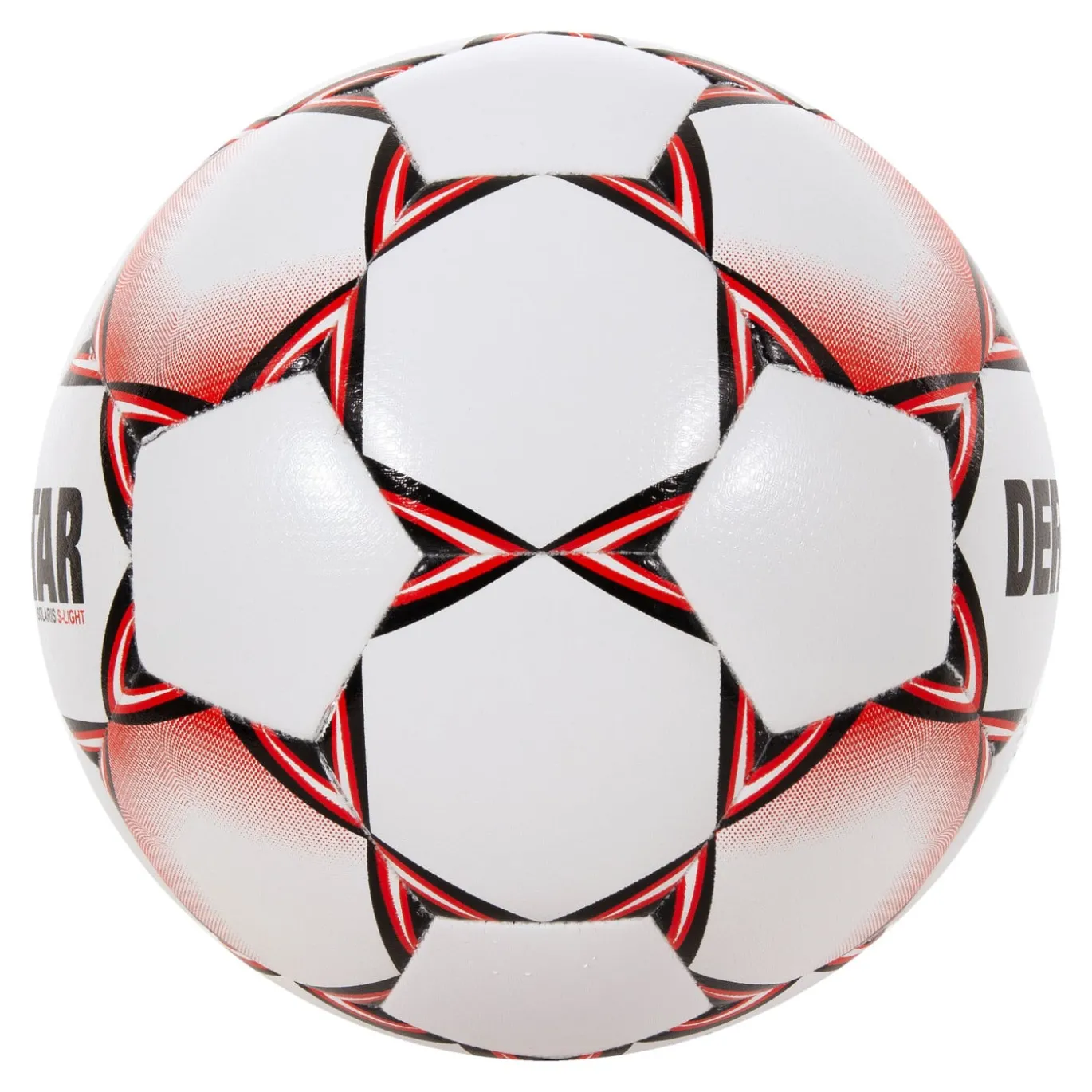 Derbystar Solaris Super Light Voetbal Maat 5 Wit Rood Zwart