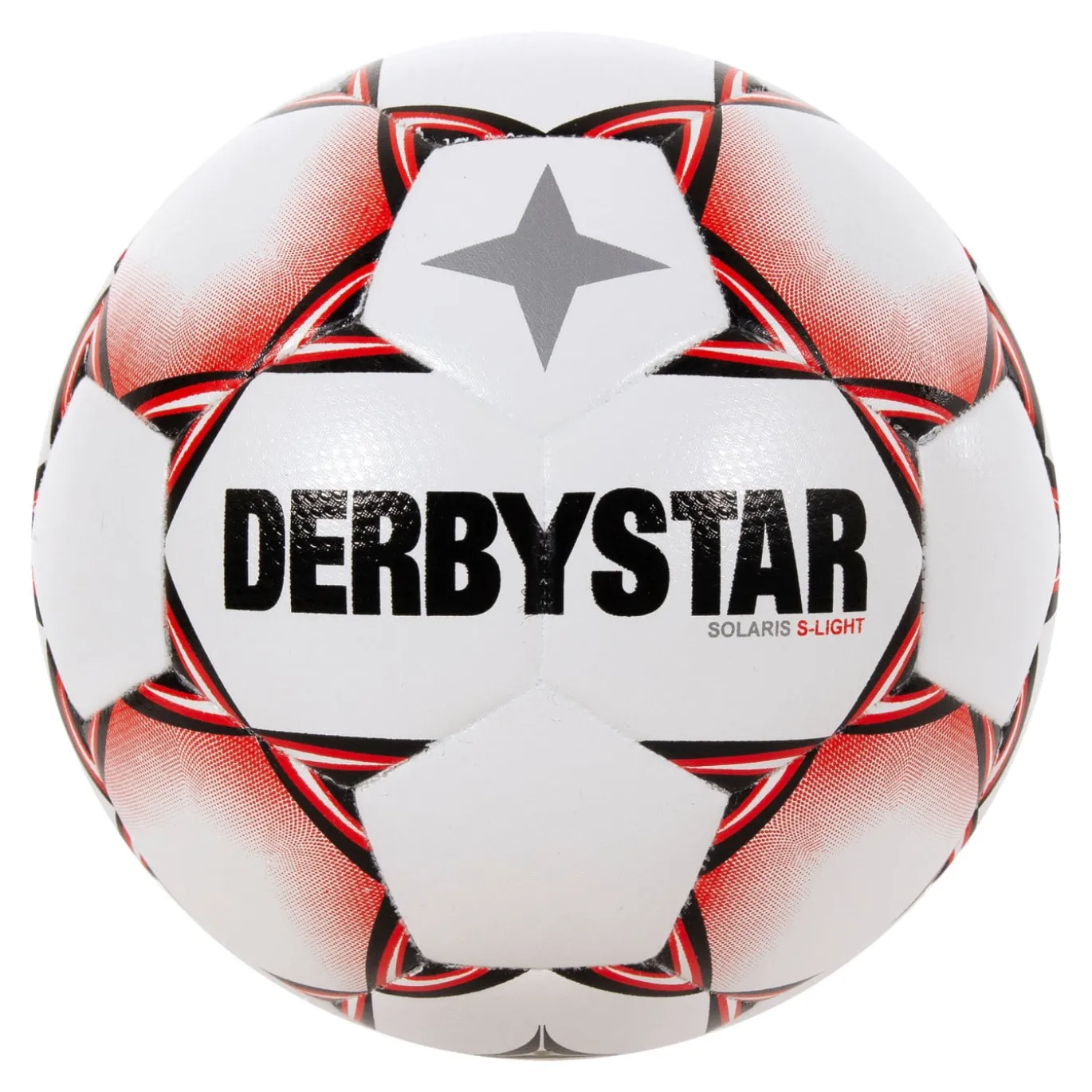Derbystar Solaris Super Light Voetbal Maat 5 Wit Rood Zwart