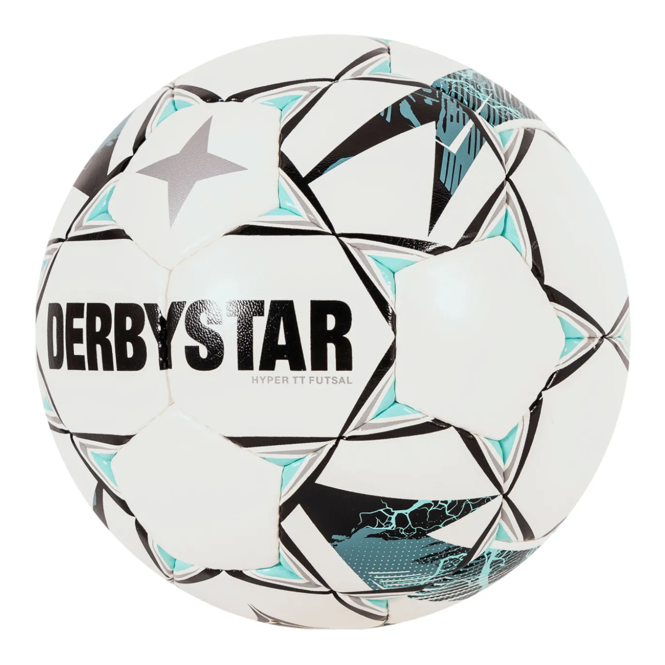 Derbystar Zaalvoetbal Hyper TT II Maat 4 Wit Lichtblauw