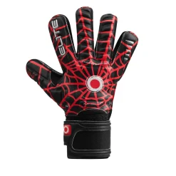 Elite Sport Spider Keepershandschoenen Kids Zwart Rood Zilver