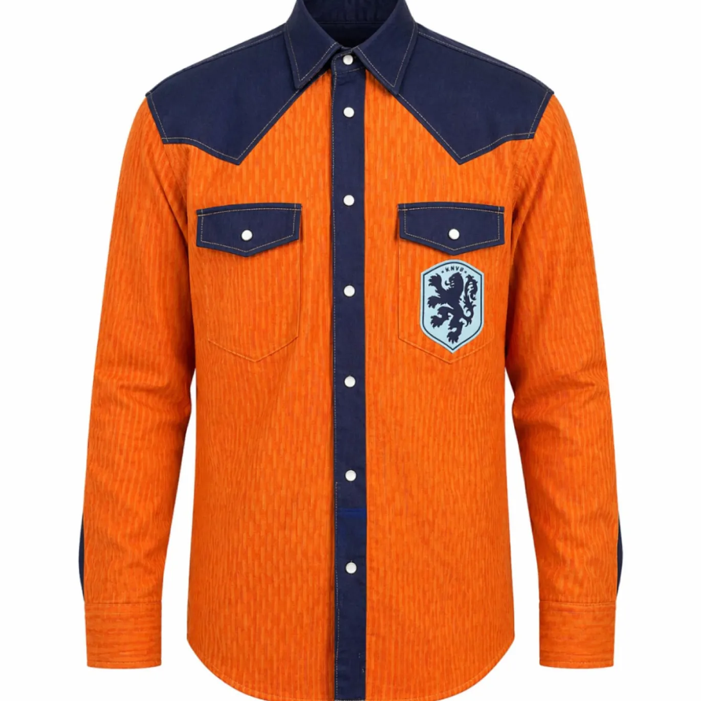 FC88 Nederland Cowboy Blouse Oranje Donkerblauw Lichtblauw