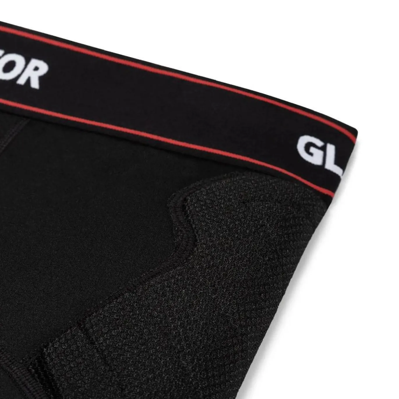 Gladiator Sports Padded Legging Zwart Rood Wit