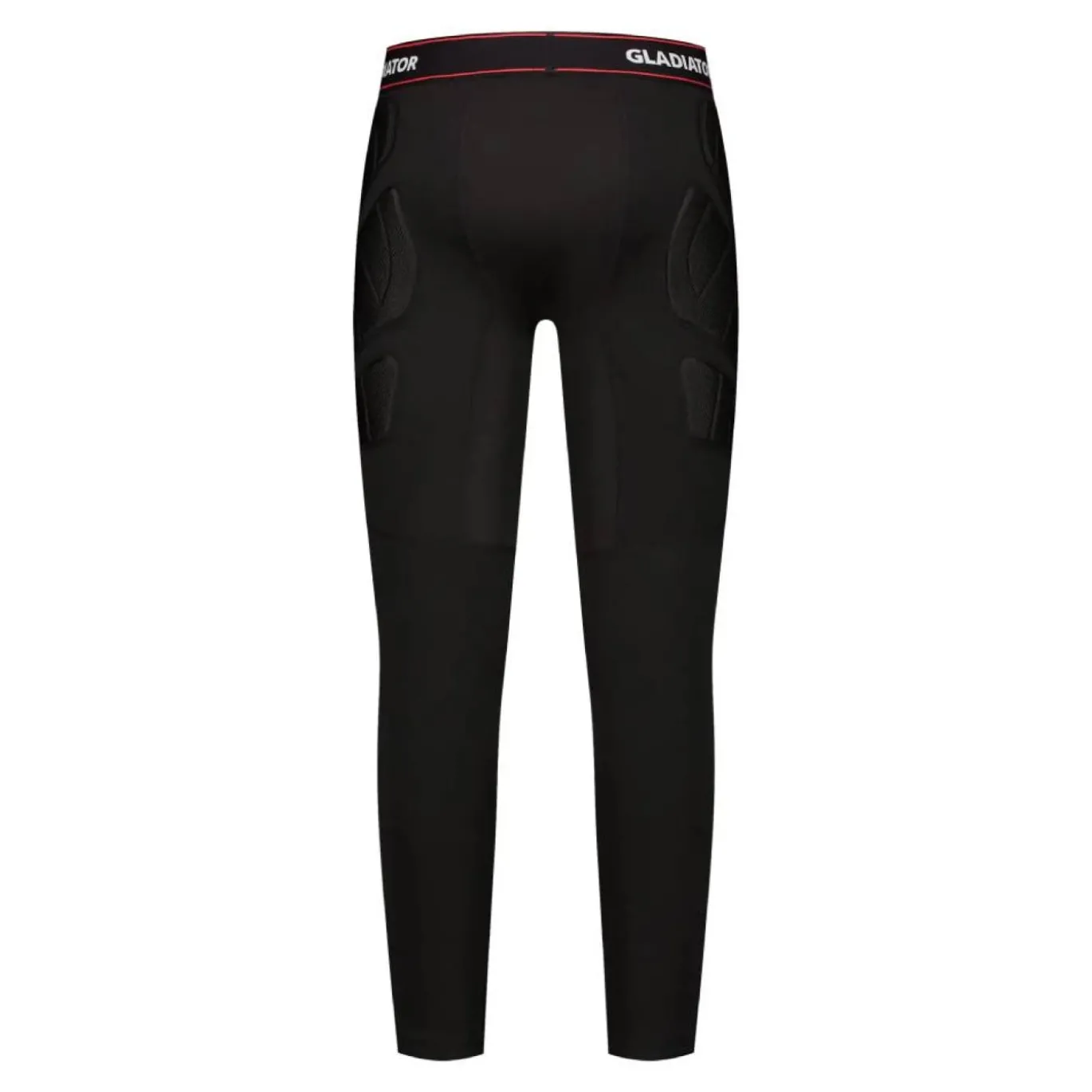 Gladiator Sports Padded Legging Kids Zwart Rood Wit