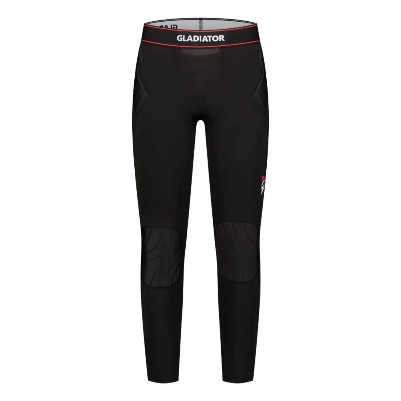 Gladiator Sports Padded Legging Kids Zwart Rood Wit