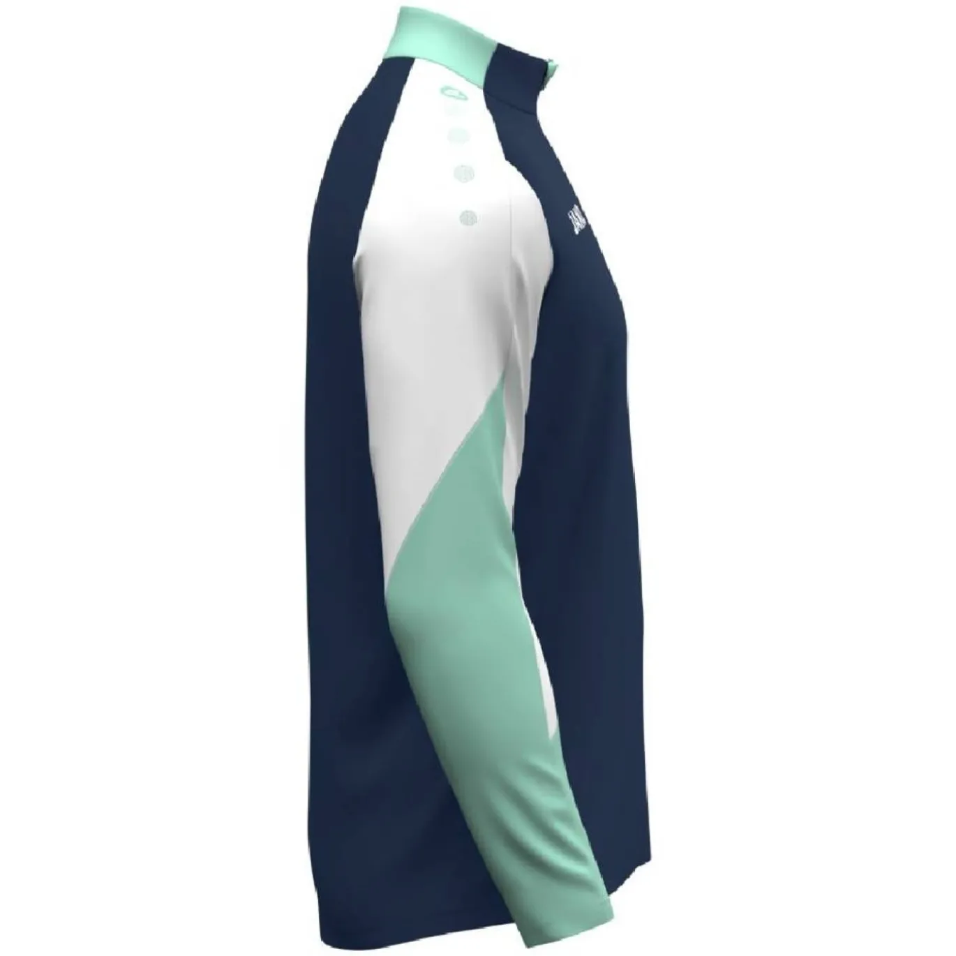 JAKO Dynamic Trainingstrui 1/4-Zip Kids Donkerblauw Wit Lichtgroen