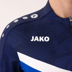 JAKO Iconic Trainingstrui 1/4-Zip Blauw
