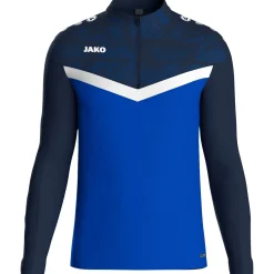 JAKO Iconic Trainingstrui 1/4-Zip Blauw