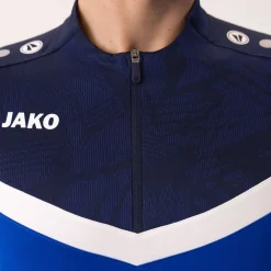 JAKO Iconic Trainingstrui 1/4-Zip Blauw