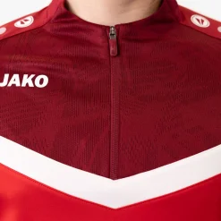 JAKO Iconic Trainingstrui 1/4-Zip Rood