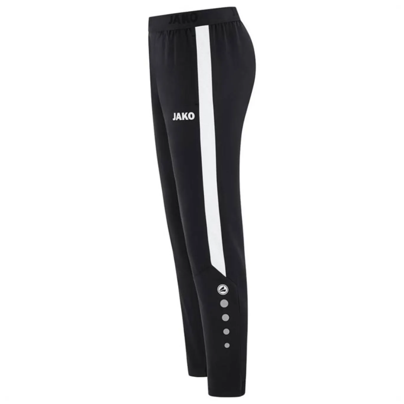 JAKO Power Polyester Trainingsbroek Kids Zwart Wit