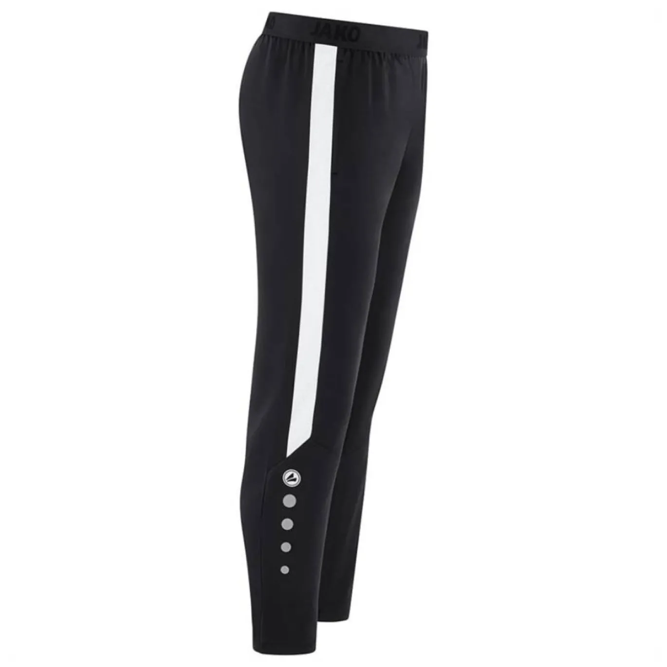 JAKO Power Polyester Trainingsbroek Zwart Wit