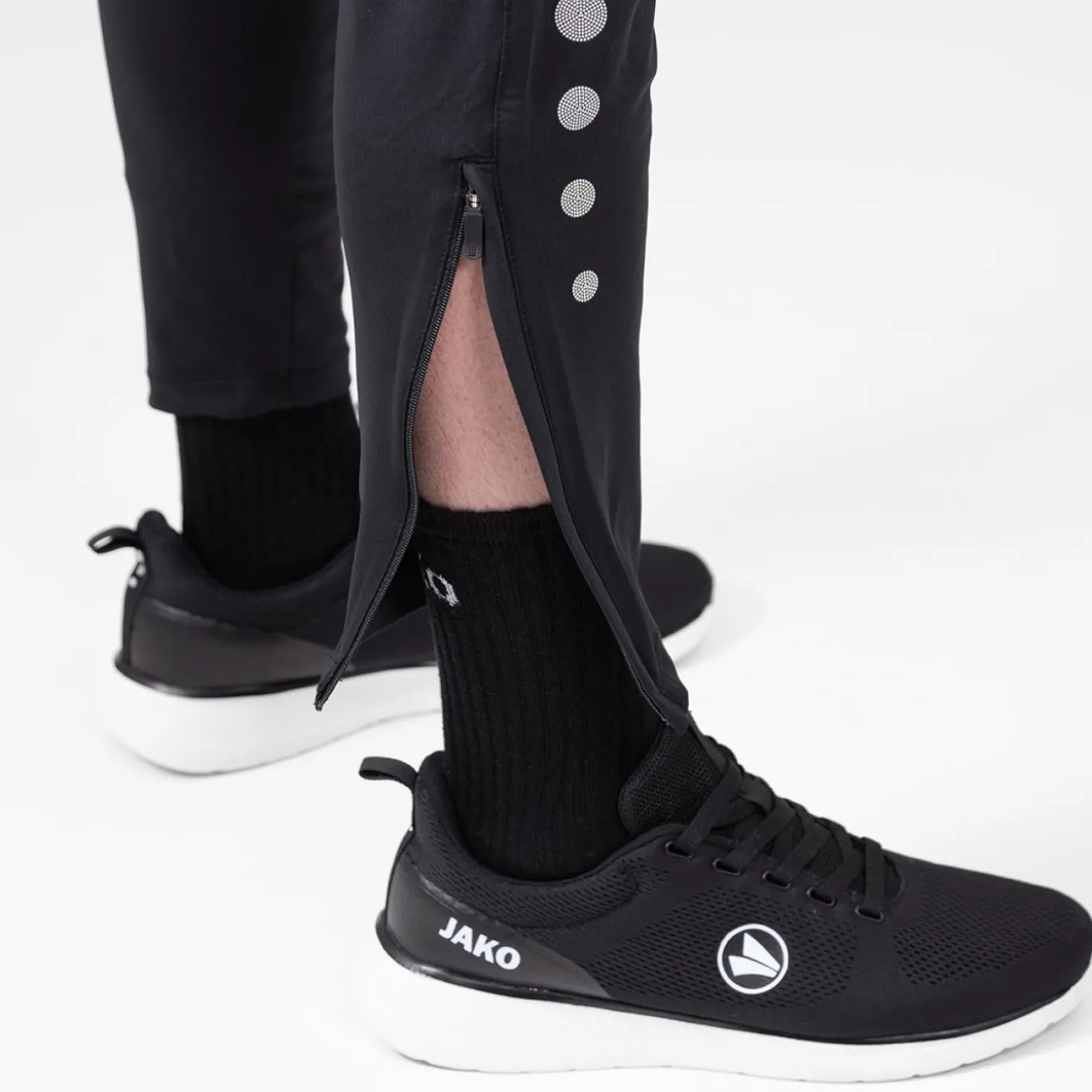 JAKO Power Trainingsbroek Zwart Wit