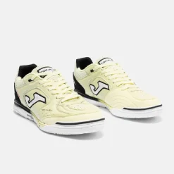 Joma Top Flex Rebound Zaalvoetbalschoenen (IN) Lichtgeel Zwart Wit