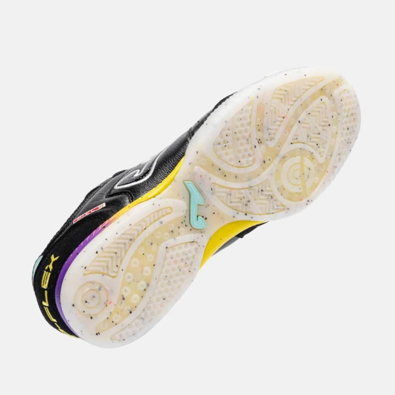 Joma Top Flex Zaalvoetbalschoenen (IN) Zwart Geel Paars