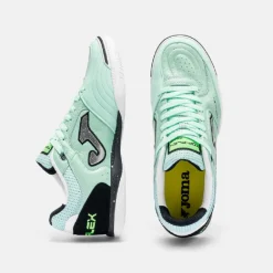 Joma Top Flex Zaalvoetbalschoenen (IN) Lichtgroen Zwart Felgroen Zilver