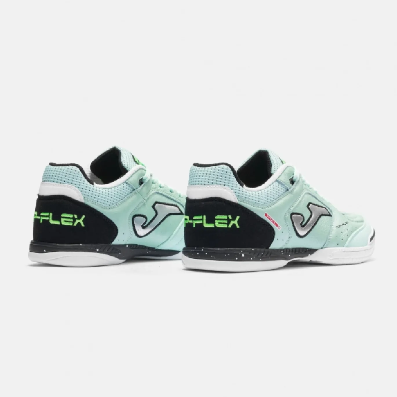 Joma Top Flex Zaalvoetbalschoenen (IN) Lichtgroen Zwart Felgroen Zilver