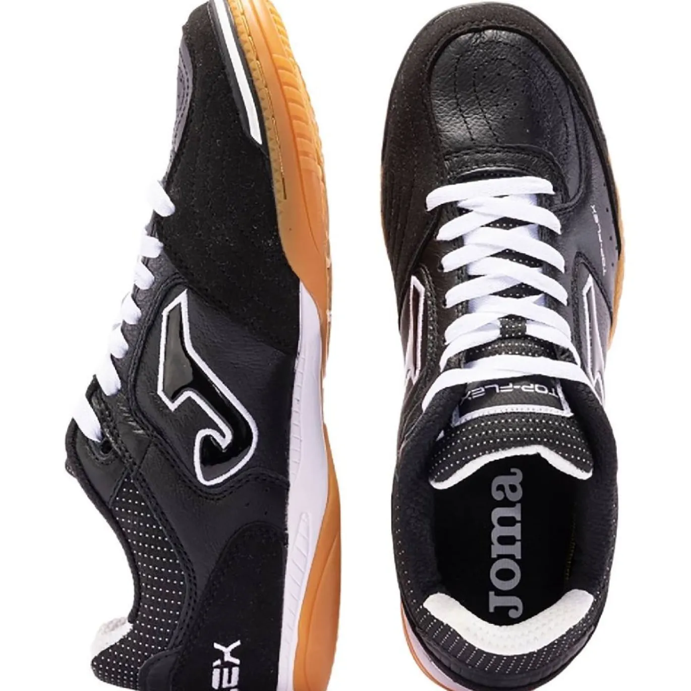 Joma Top Flex Zaalvoetbalschoenen (IN) Zwart Wit
