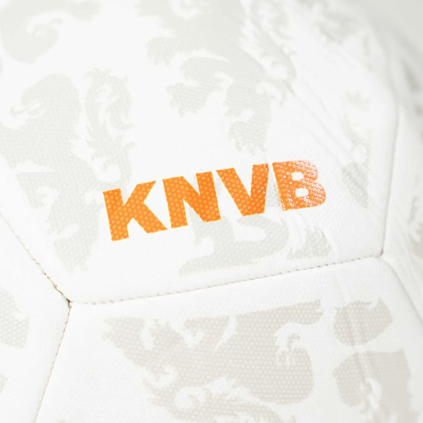 KNVB Logo Voetbal Maat 5 Wit Oranje