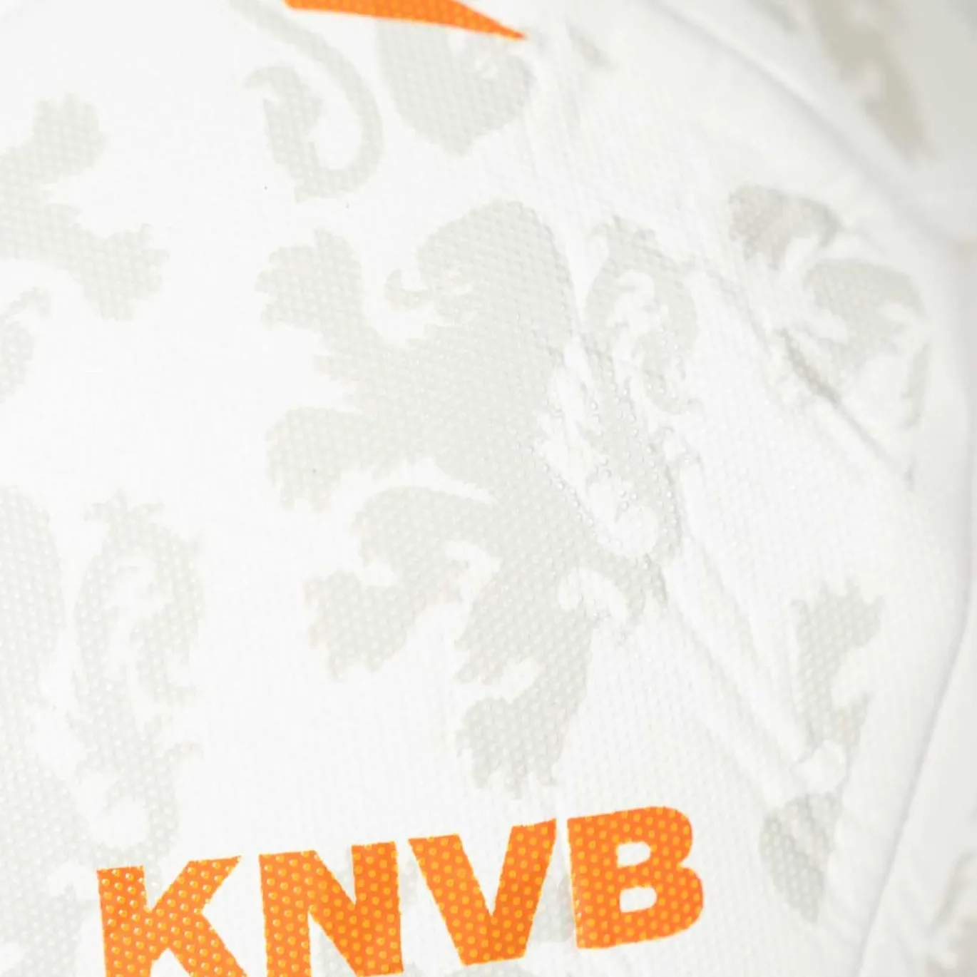 KNVB Logo Voetbal Maat 5 Wit Oranje