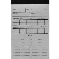 KNVB Scoreblokjes Veldvoetbal 10 Stuks