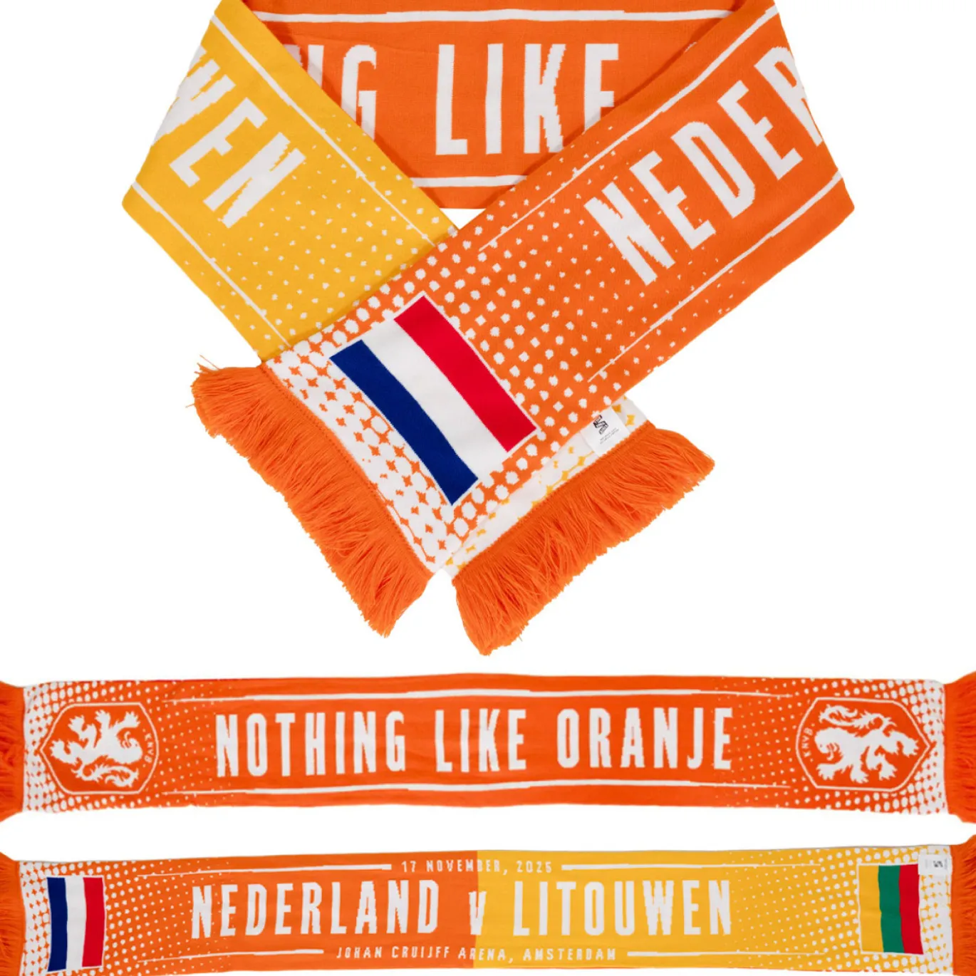 KNVB Sjaal Nederland - Litouwen